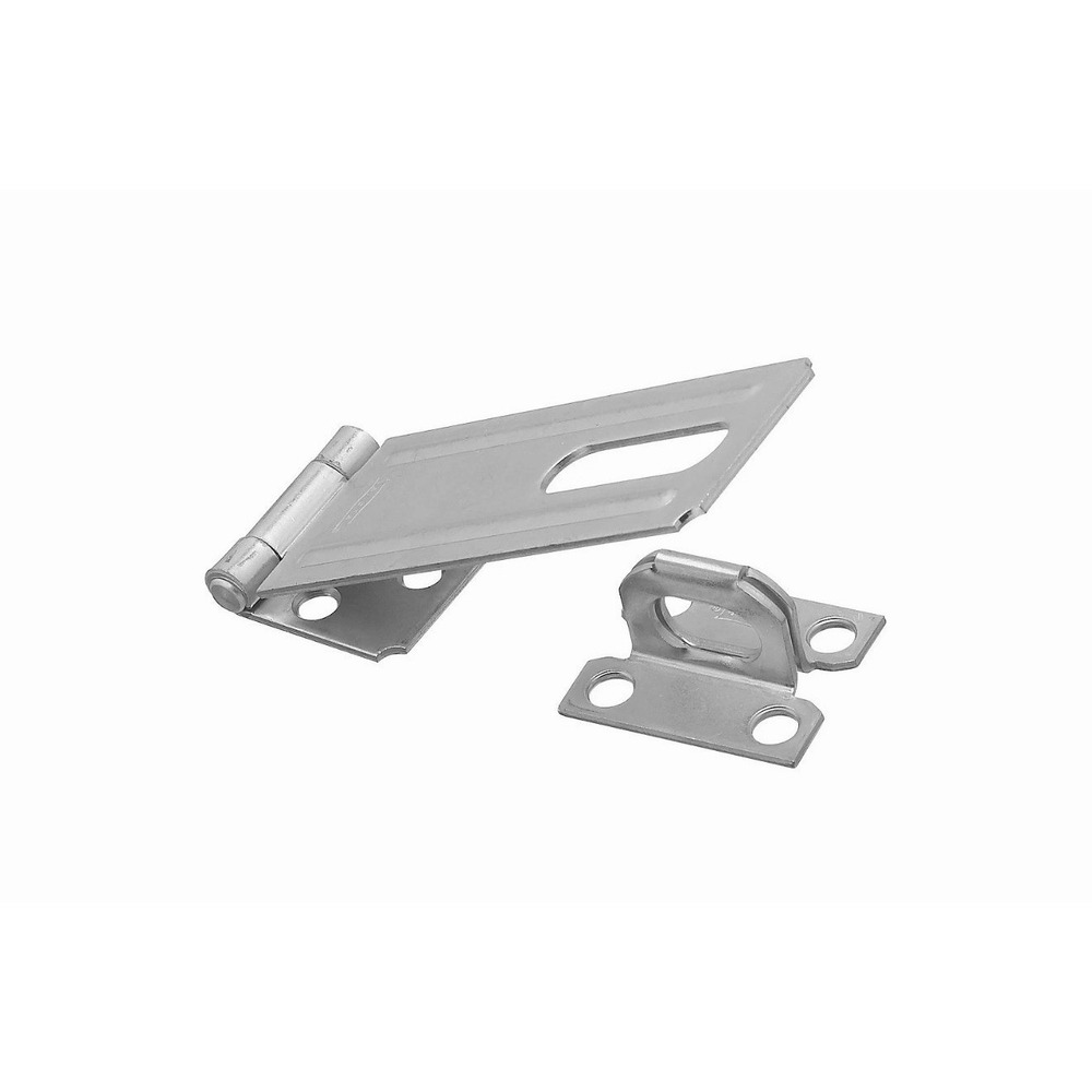 National Hardware Zinc Plated Door Gate Chest Boxe 4-1/2"‎ Safety Hasp N102-384